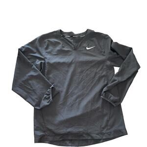 Nike Baseball Jacket Men S Gray Batting Practice Warm Up Pullover Windbreaker